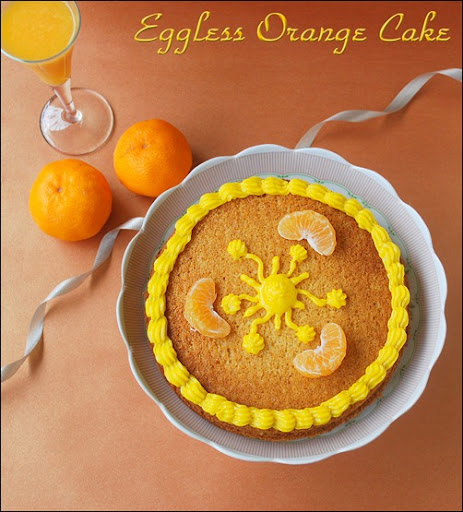 EGGLESS ORANGE CAKE EGGLESS ORANGE CAKE