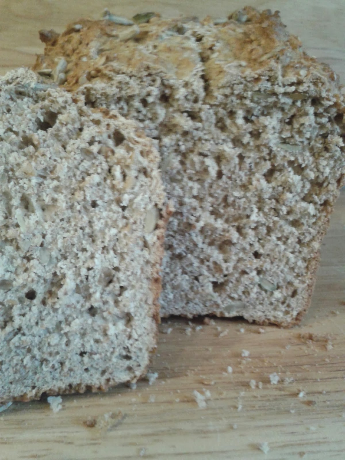 Heidi's Baking Frenzy Quick brown bread with treacle & sesame seeds