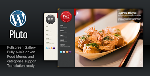 Pluto Fullscreen Cafe and Restaurant - ThemeForest Item for Sale