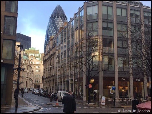 30 St Mary Axe from Fenchurch Street