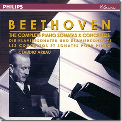 Beethoven sonatas piano Arrau