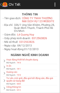 Tra Cứu Mã Số Thuế, ma so thue Screenshots 4
