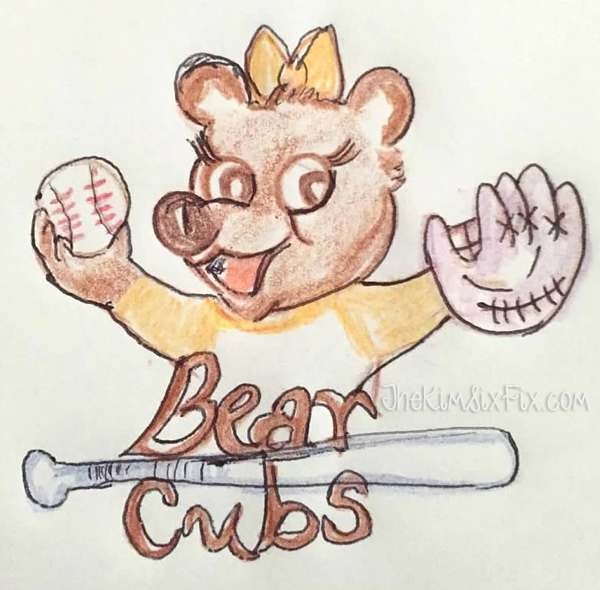 Bear cubs tball logo