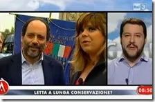 Antonio Ingroia e Matteo Salvini
