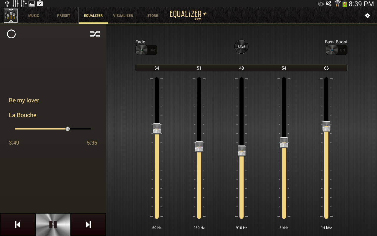 Equalizer + Pro (Music Player) - captura de tela