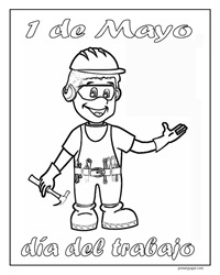 Dibujos para colorear del Día del trabajo Dibujos para colorear del Día del trabajo