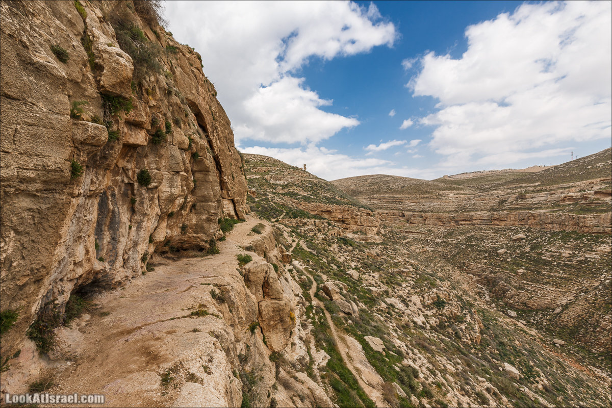 LookAtIsrael.com - Ущелья Харитона и Суккийская лавра в ущелье Ткоа | Wadi Tekoa and Hariton Cave | נחל תקוע מערת חריטון
