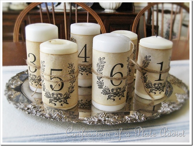 CONFESSIONS OF A PLATE ADDICT Aged Paper Candle Wraps CONFESSIONS OF A PLATE ADDICT Aged Paper Candle Wraps