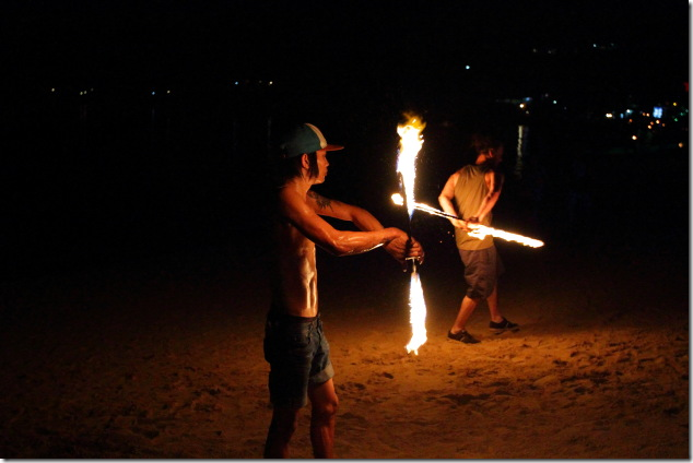 Fire Pyrotechnics at Ko Phi Phi