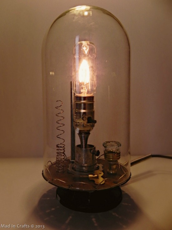 Spare Parts Industrial Steampunk Lamp