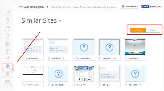 Analise a audiência do seu blog e de seus concorrentes com o SimilarWeb - Visual Dicas