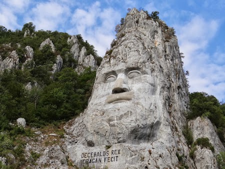 Statuia lui Decebal de pe Dunare
