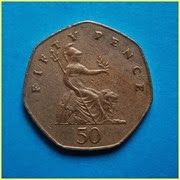 0.50 Libras Reinon Unido 0.50 Libras Reinon Unido