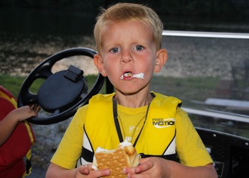 Ry eating a smore (1 of 1)