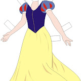 SNOW WHITE PAPER DALL SNOW WHITE CUT OUT