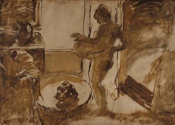 Edgar Degas, Nude Woman Drying Herself, 1884-1892