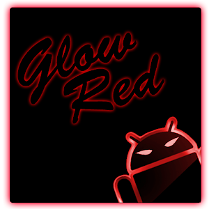 GOKeyboard Theme Glow Red.apk 2.0