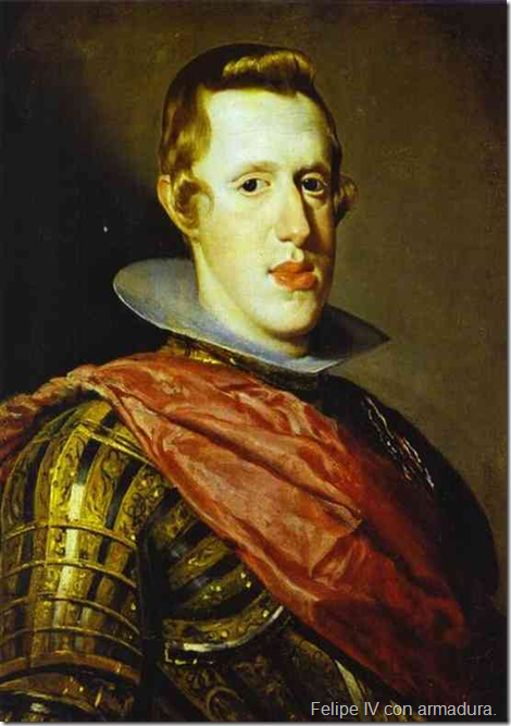 Felipe IV con armadura.
