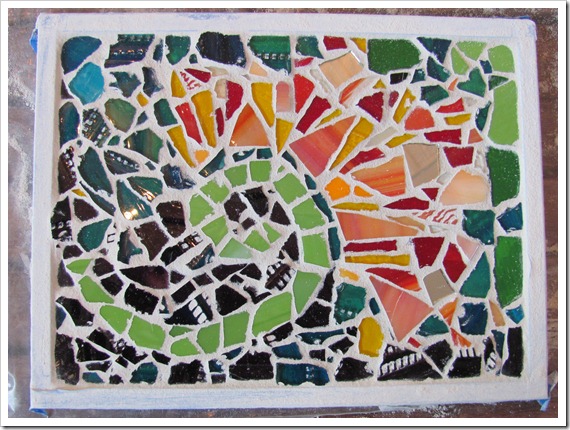 tamdoll makes mosaic at Apotheca