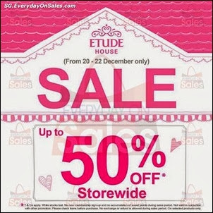 Etude House Festive Storewide Sale Singapore Jualan Gudang Jimat Deals EverydayOnSales Offers