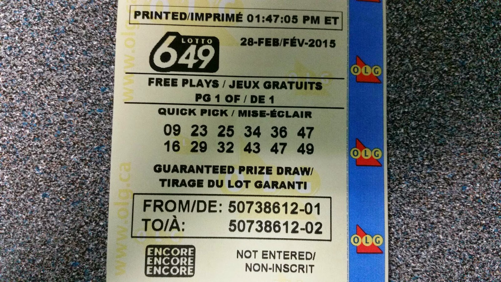lotto feb 25