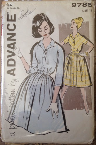 Vintage Advance 9785 | Lavender & Twill