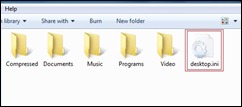 Hidden files folders on Windows