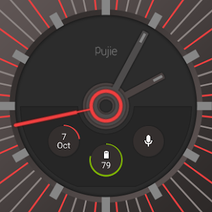 Pujie Red - Wear Watch Face(圖4)-速報App