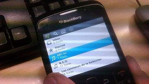 Spotify para BlackBerry
