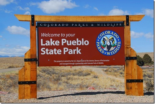 Lake Pueblo Sign