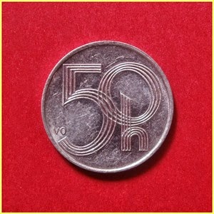 Moneda 0.50 Coronas Checas