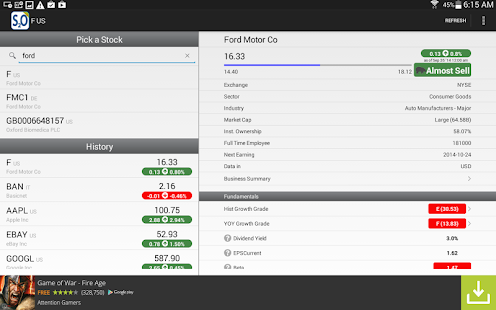 Stock Value Analyzer Lite(圖6)-速報App