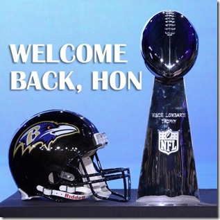 Welcome Back Lombardi Trophy