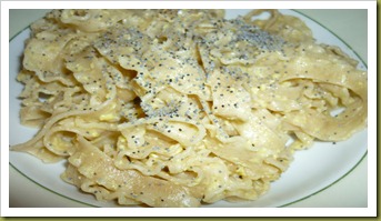 Ricciolina con semi di papavero e crema di uovo e parmigiano (9)