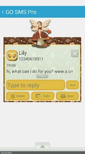How to download AutumnFlowers/GO SMS THEME 1.1 apk for pc