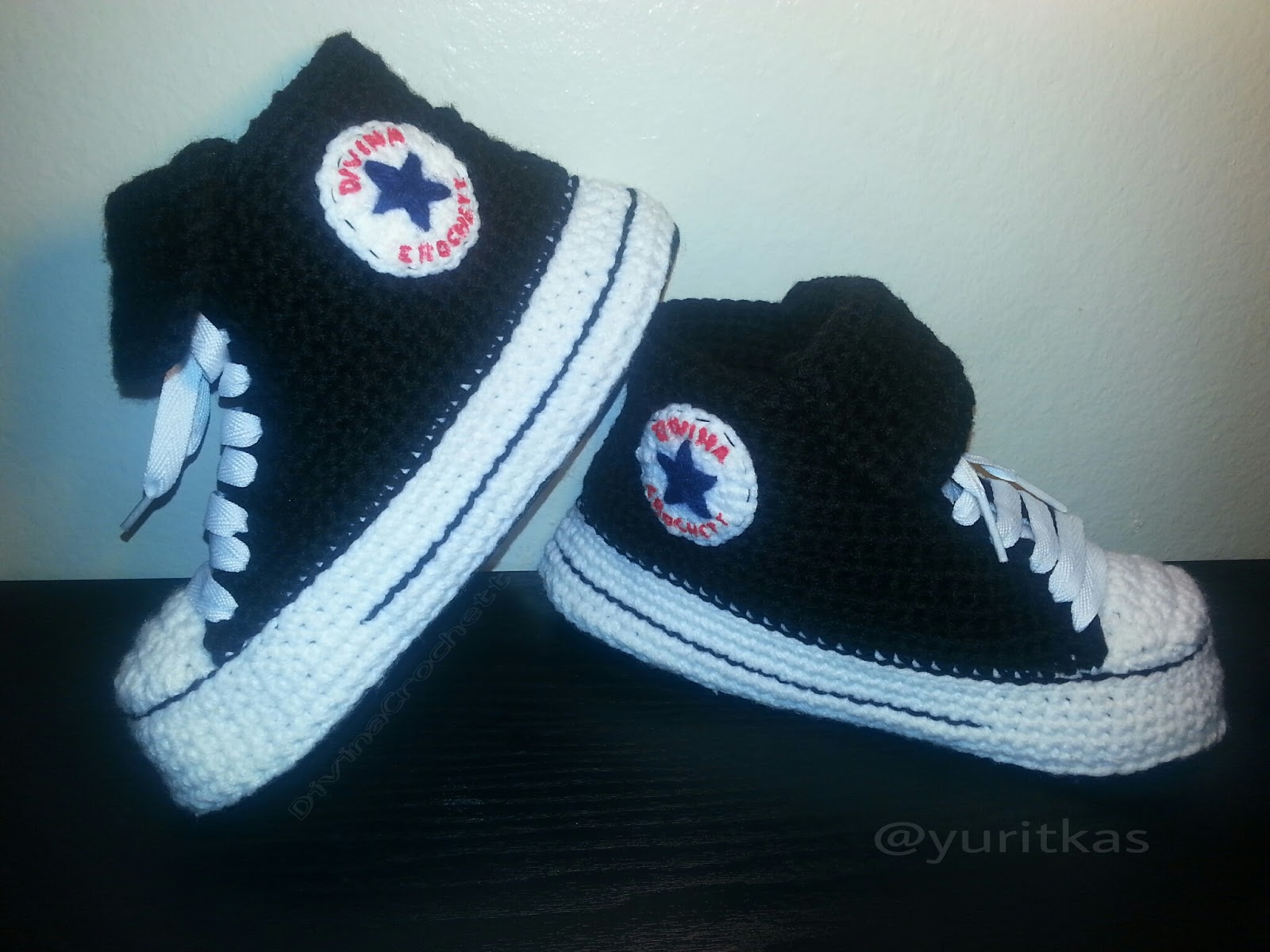 Mis primeros pasos... Converse crochet para adultos