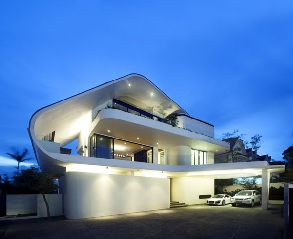 Ninety7 Siglap / Aamer Architects arquitectura-Fachada-modernas-casa-ninety7-siglap-de-aamer-architects