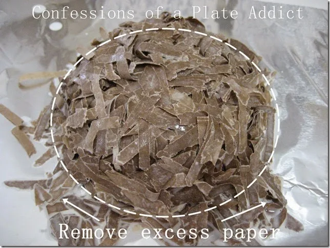 CONFESSIONS OF A PLATE ADDICT Paper Mache Bird's Nest tutorial