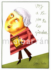 gloria fuertes ilustrada voy a ti, no te lo pierdas