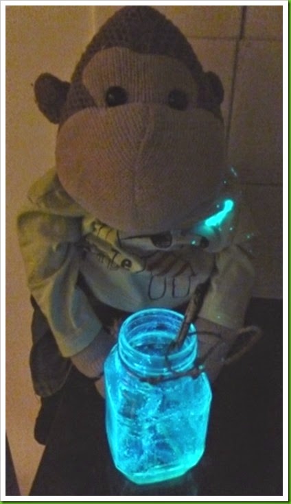Spooky Glow stick lantern