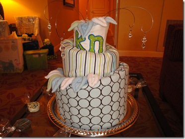 3.  Diaper cake