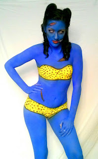 beautybyshaq: Body painting Naked art!