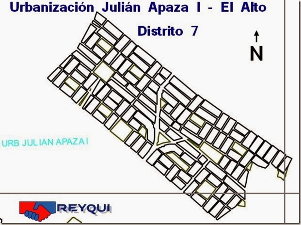 Urbanización Julián Apaza I: zona de la ciudad de El Alto