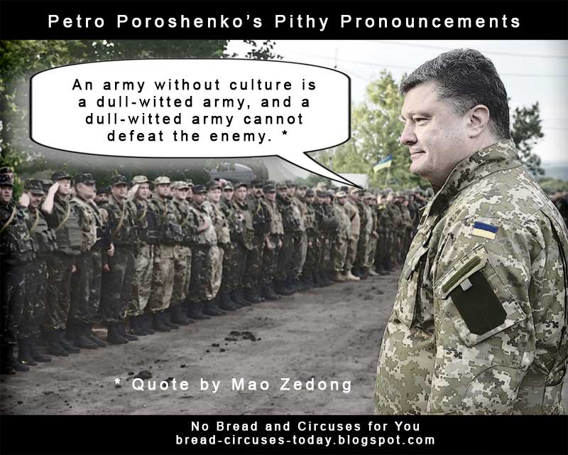 Cc poroshenko dull witted army
