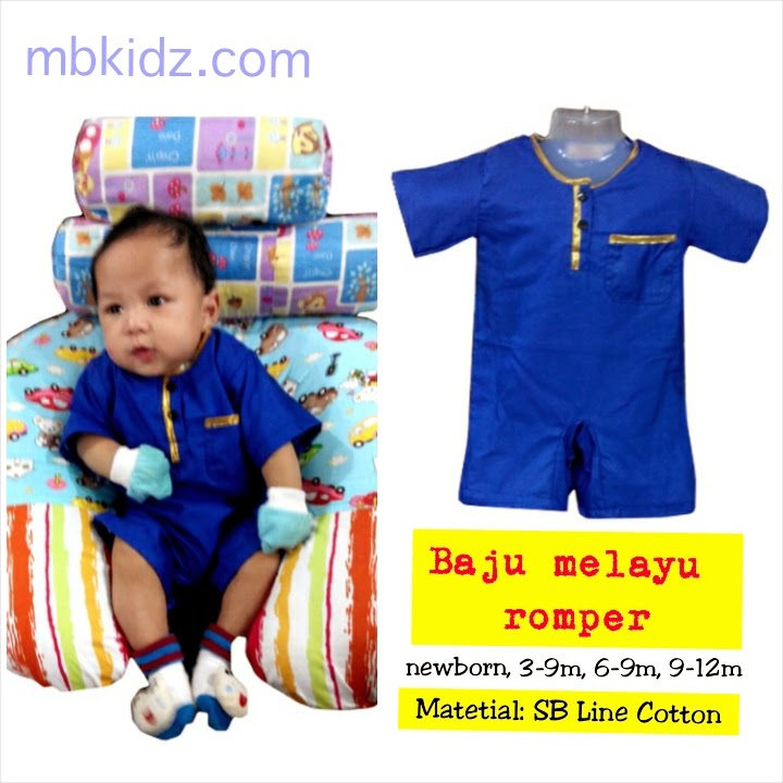  Baju  Melayu  Baby  dan Kanak kanak Romper Baju  Melayu  
