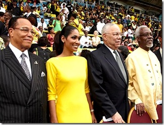 Colin Powell hanging with Farrakhan