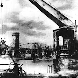 Ladekran und Brücke Berlin nach 1945