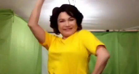 Helen Gamboa dancing Gangnam Style