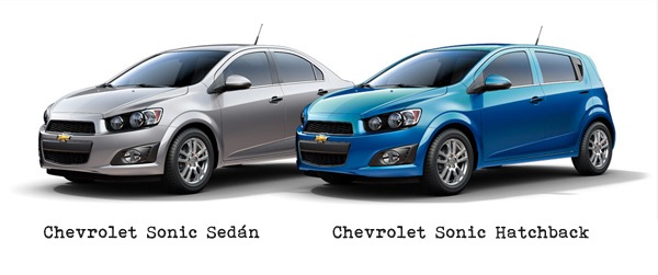 Chevrolet Sonic. Información de producto. 2012