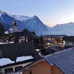 beautiful view of triestenberg in Vaduz, Liechtenstein 